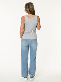 Camisole gris unie