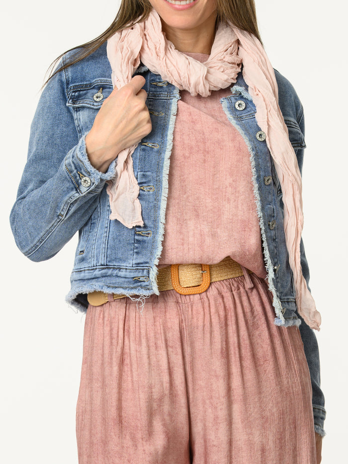 Veste de jeans à manches longues