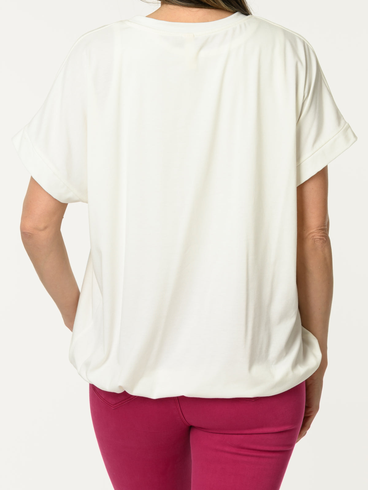 Chandail blanc crème ''Live, laugh, love''