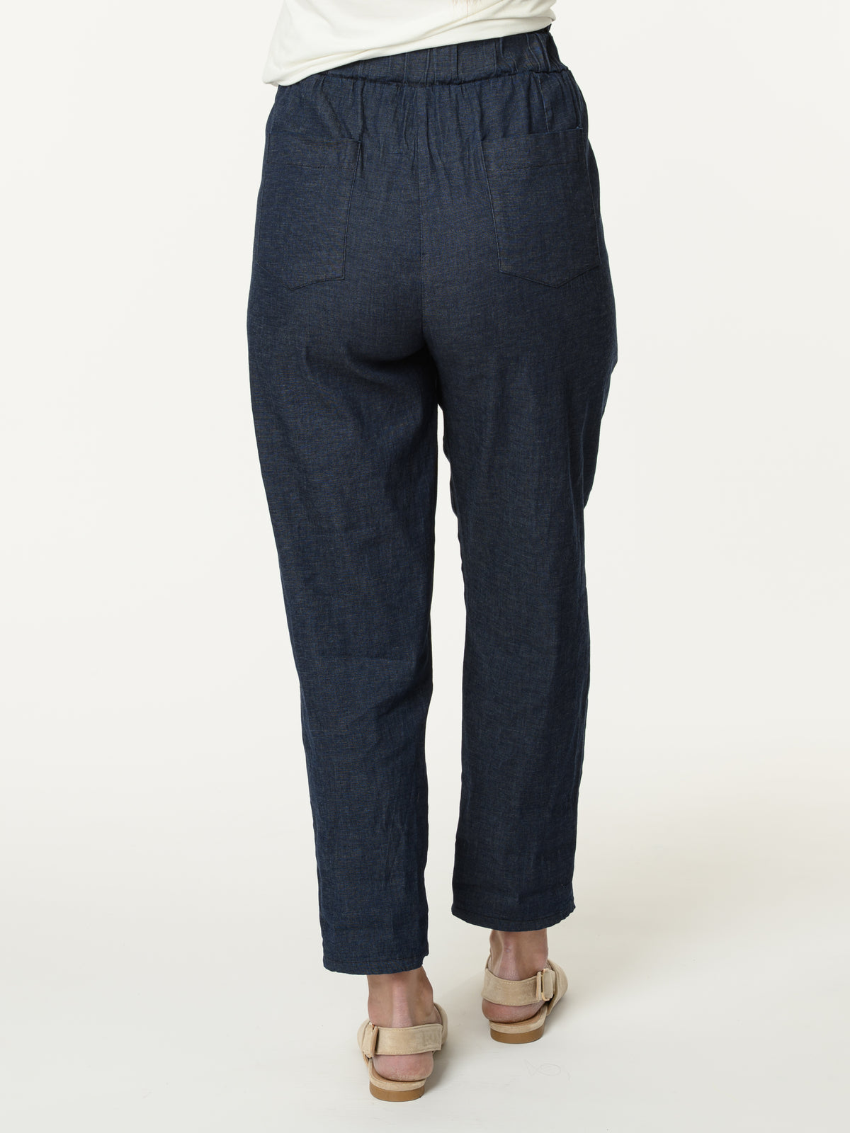 Pantalon baggy bleu jean foncé