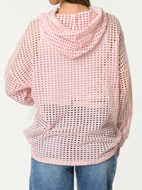 Chandail blanc et rose avec imprimé ''Nice memories''