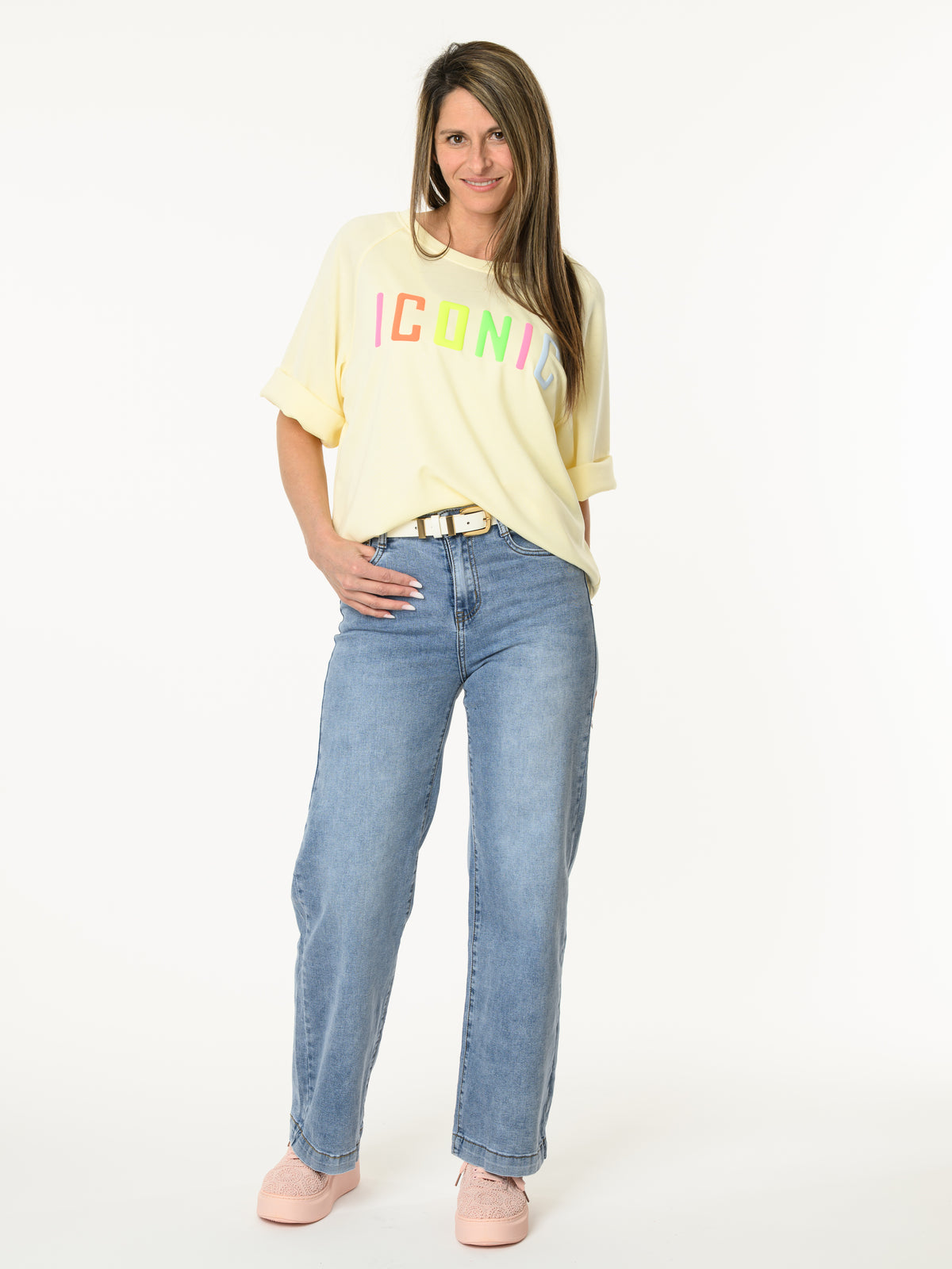 Chandail jaune ''Iconic''