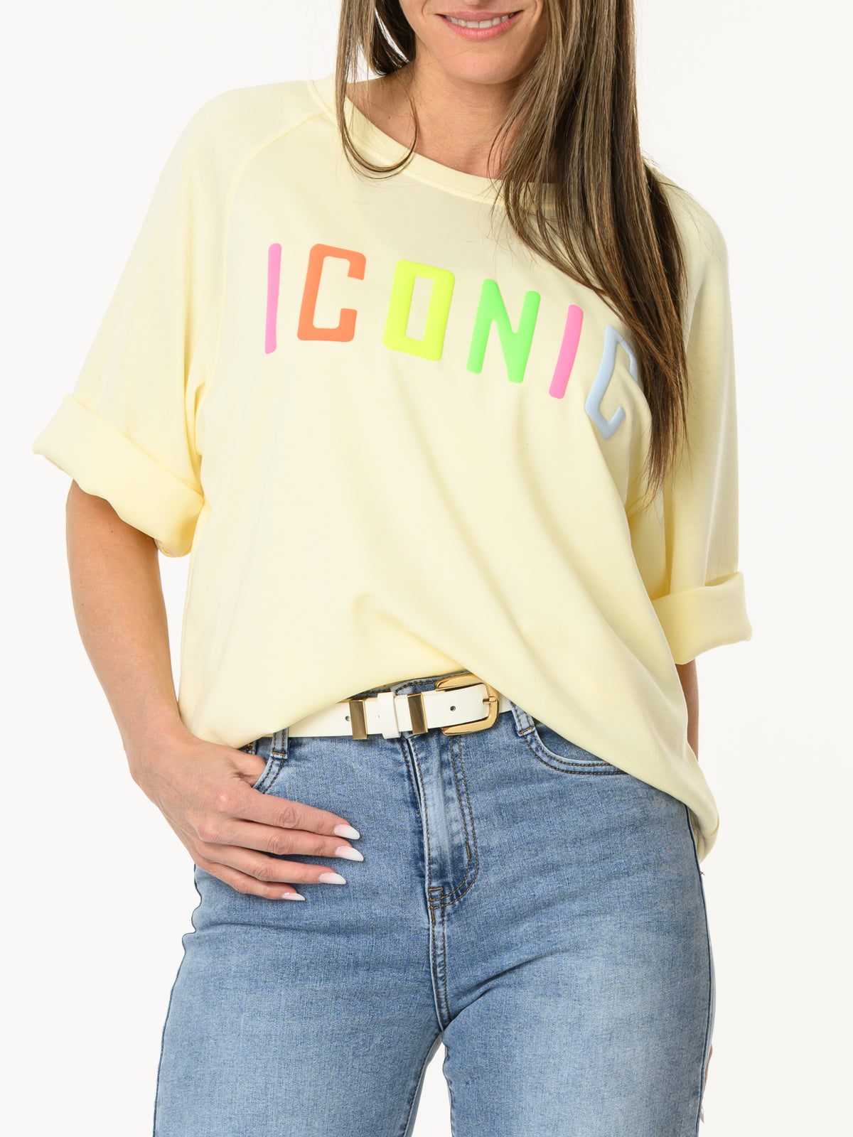 Chandail jaune ''Iconic''