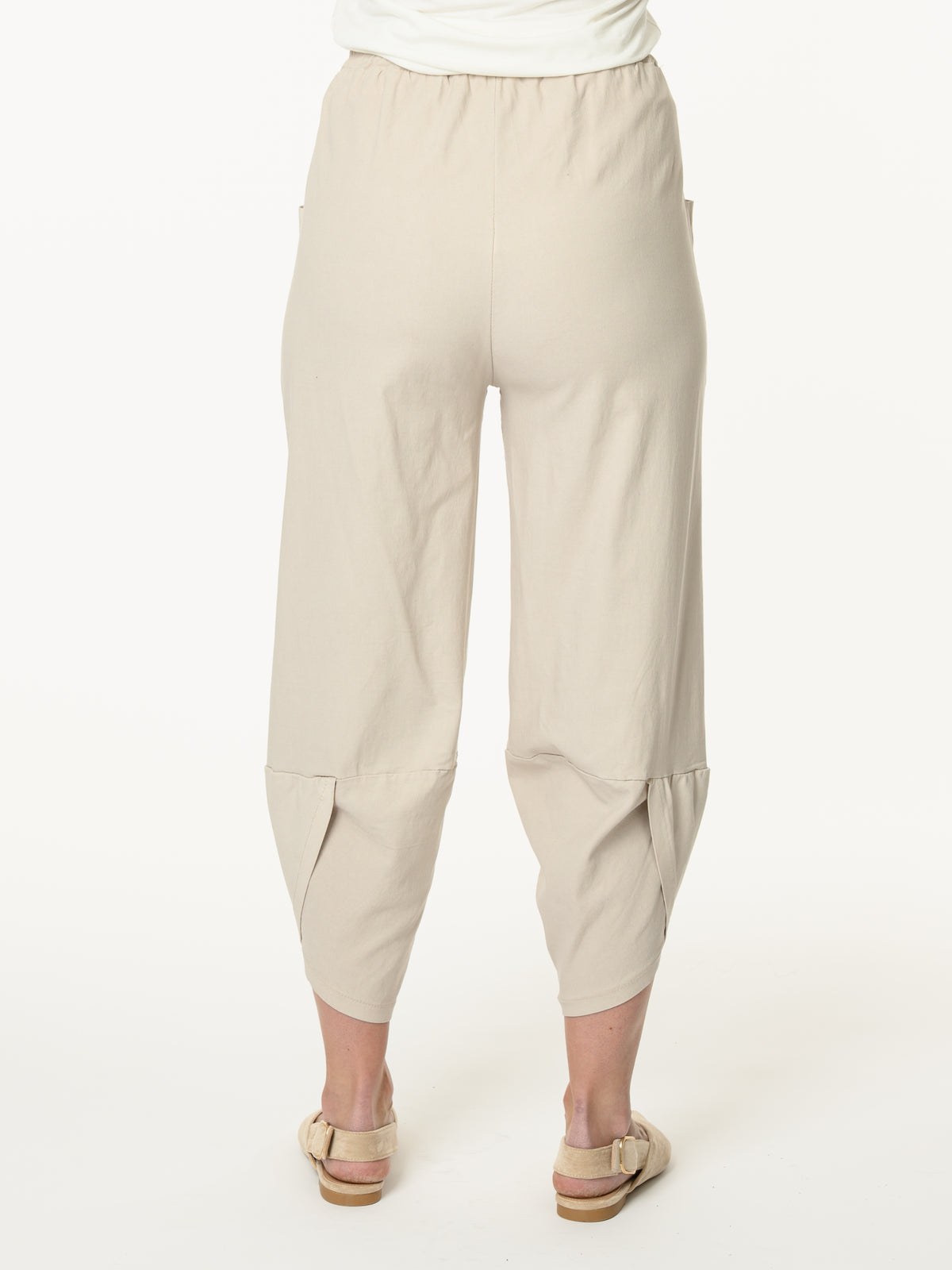 Pantalon baggy beige