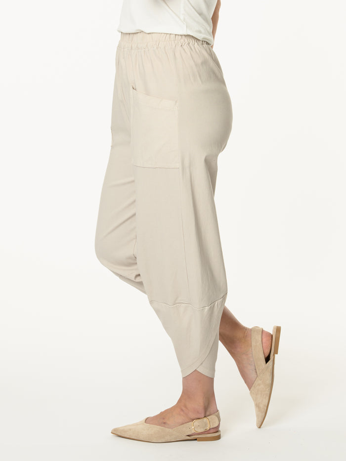 Pantalon baggy beige