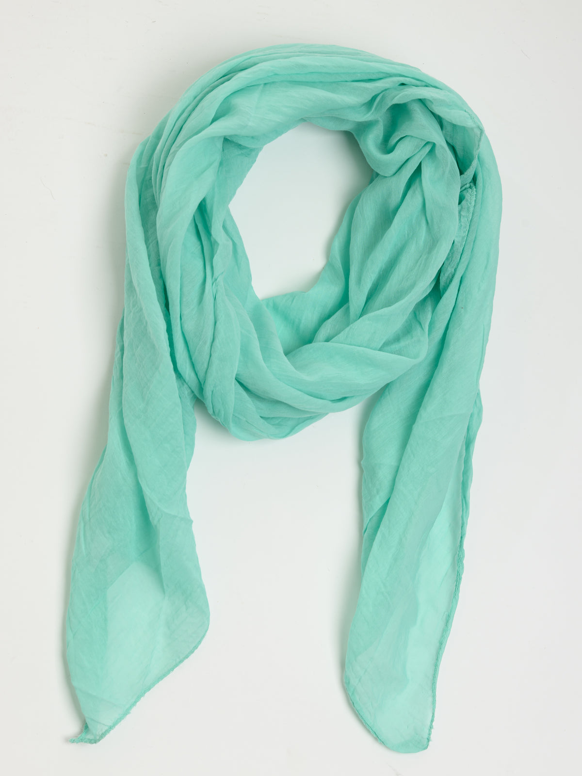 Foulard aqua uni
