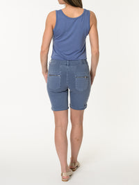 Bermuda bleu décontracté