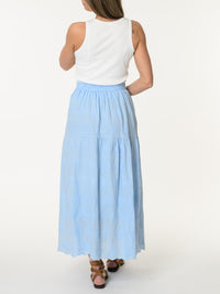 Camisole blanche avec fleur et brillants