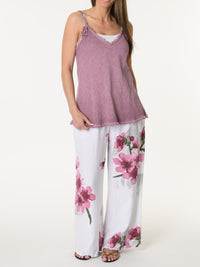 Camisole légère avec bretelles tressées