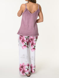Camisole légère avec bretelles tressées