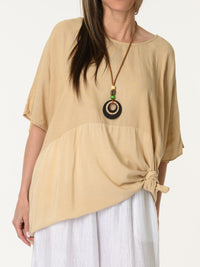 Chandail over size avec collier