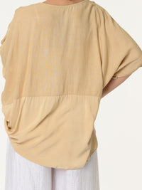 Chandail over size avec collier