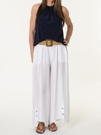 Camisole marine avec col montant