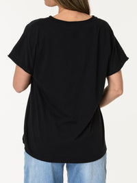 T-shirt noir ''Just be you''