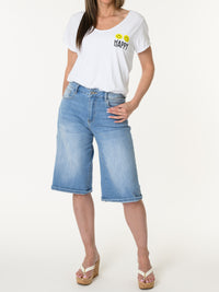 T-shirt blanc ''Do what makes you happy''
