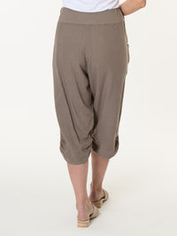 Capri moka à taille élastique