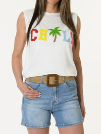 Camisole blanche Chill