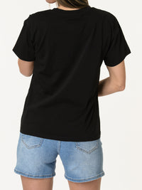 Nouveautés - T-shirt noir et bleu ''Vintage Wild''