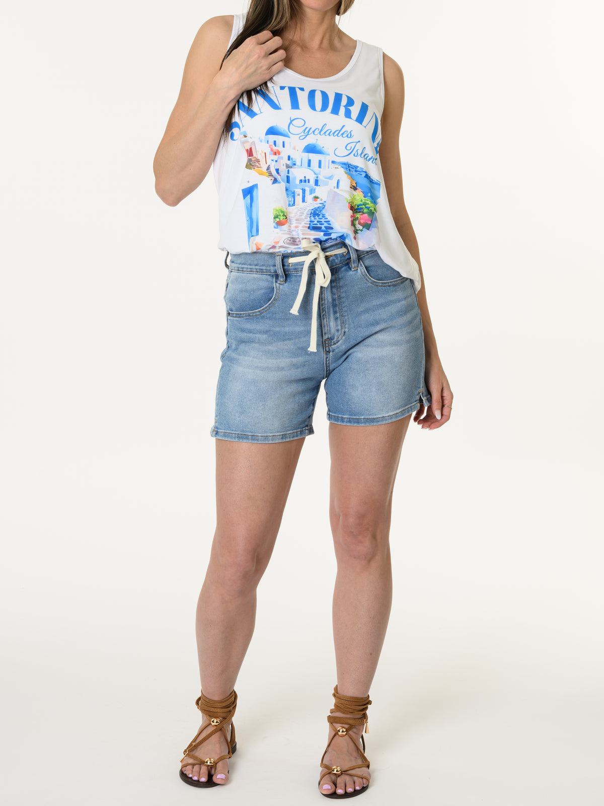 Camisole blanche ''Santorini''