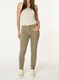 Jeans skinny kaki sable