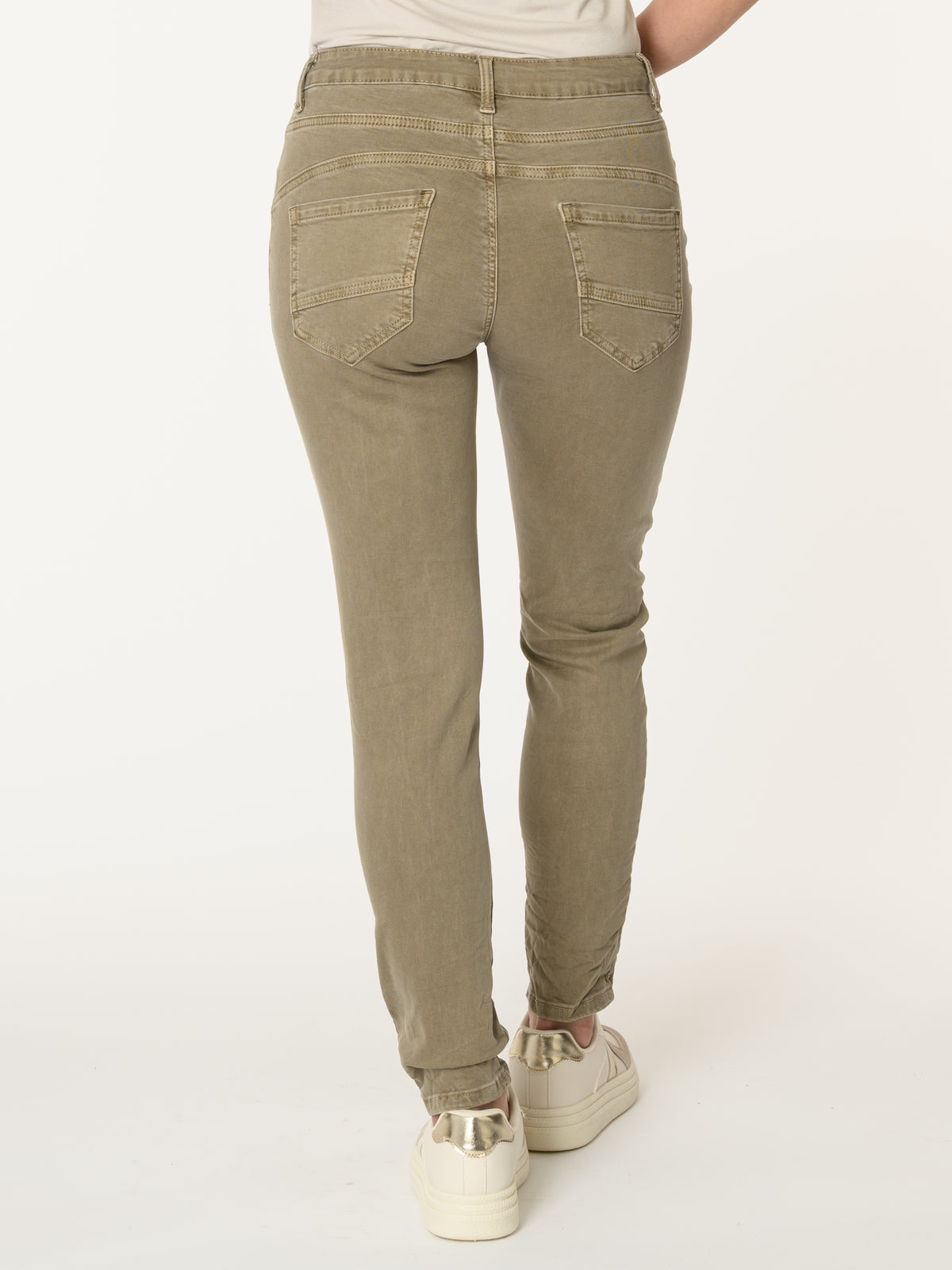 Jeans skinny kaki sable