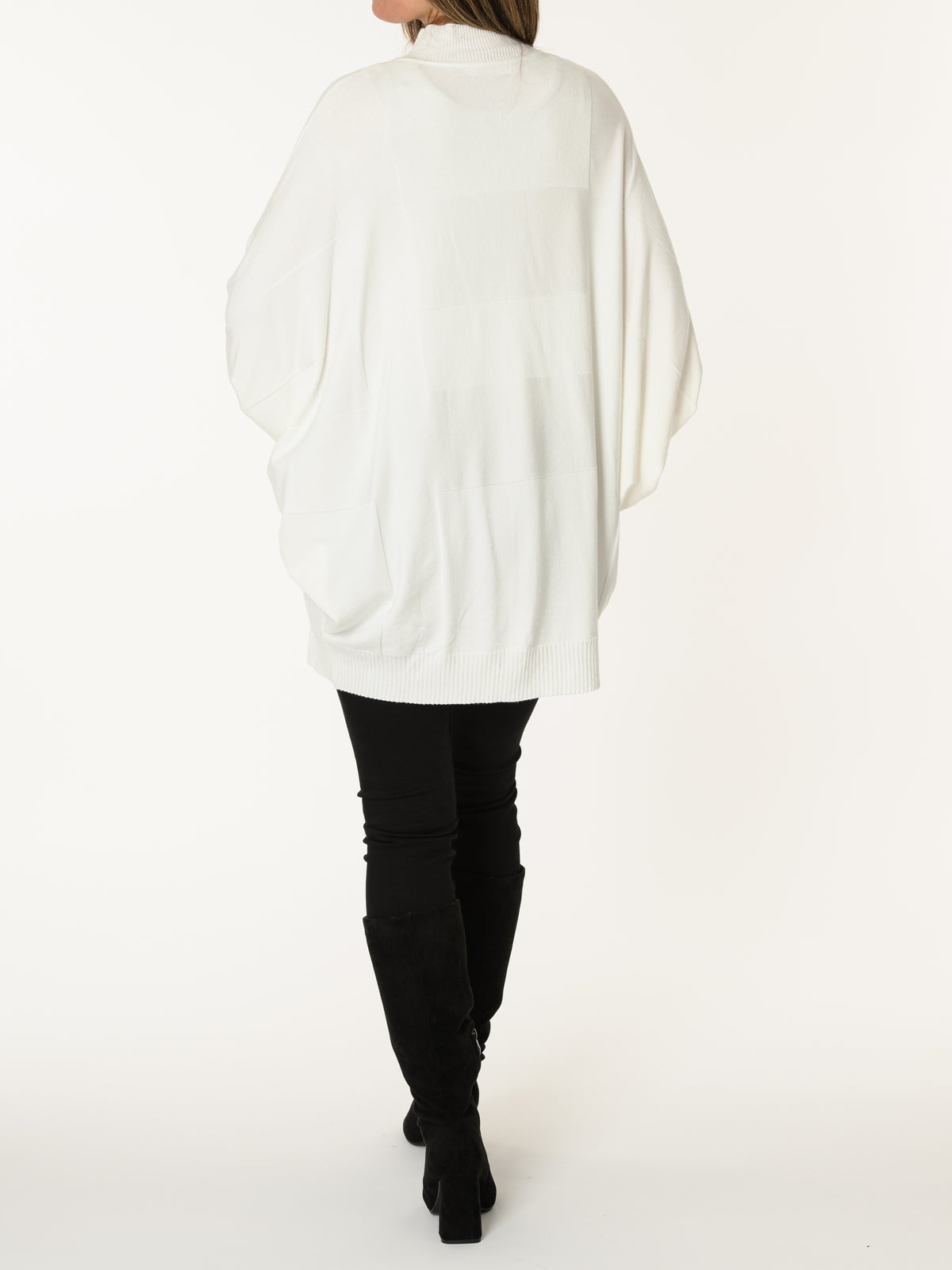 Chandail blanc de style tunique