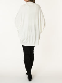 Chandail blanc de style tunique
