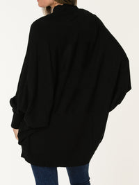 Chandail noir de style tunique