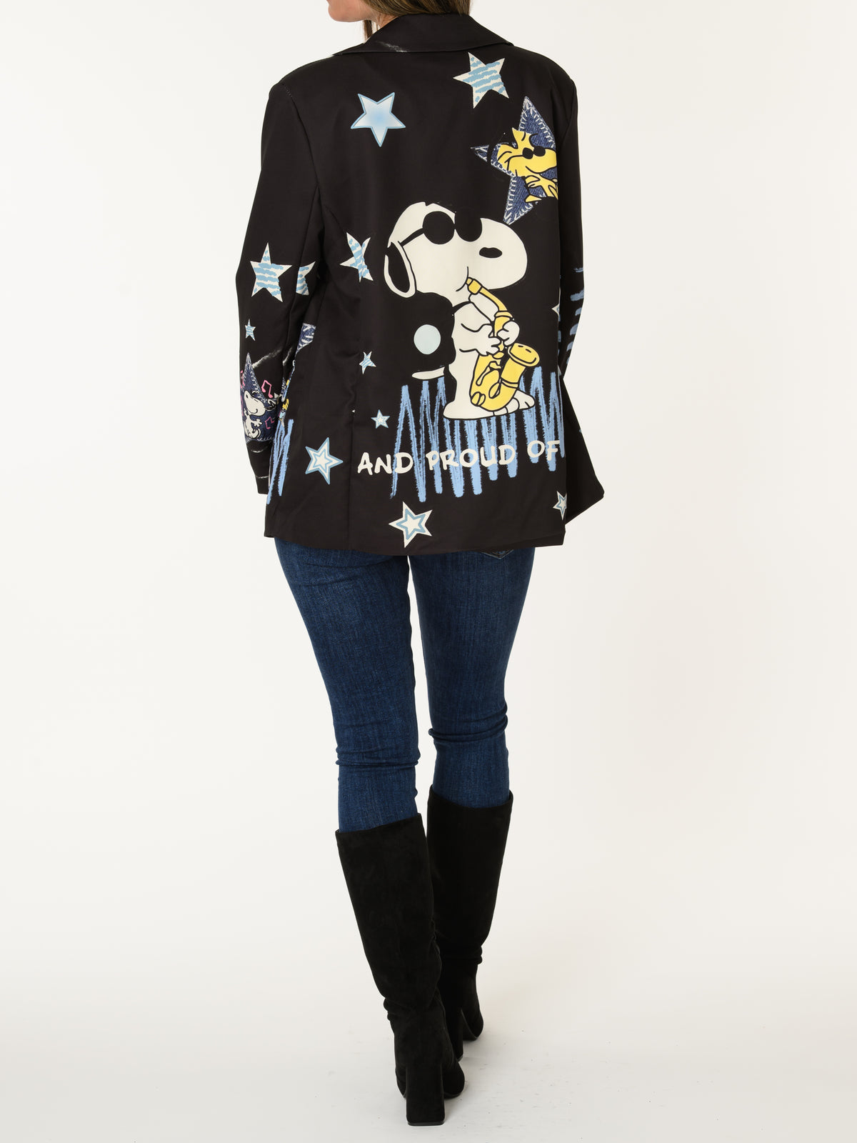 Veston noir Snoopy