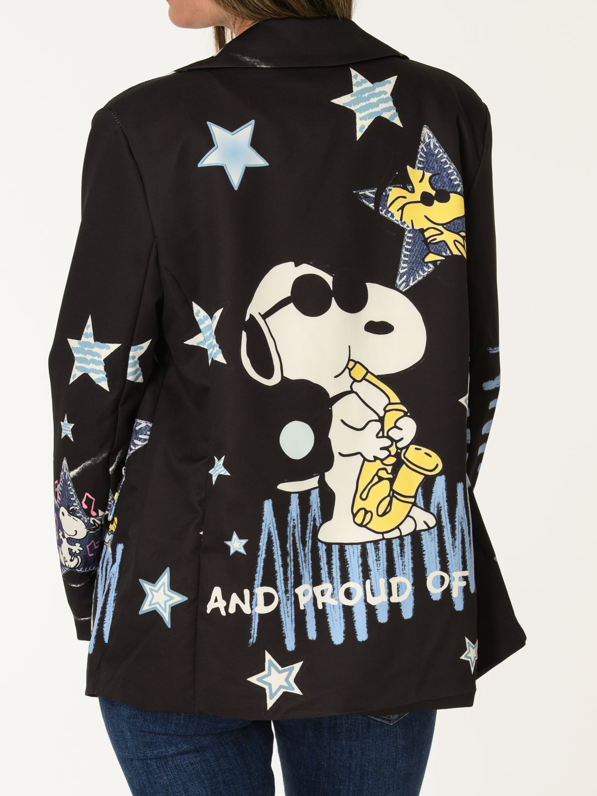 Veston noir Snoopy