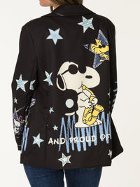 Veston noir Snoopy