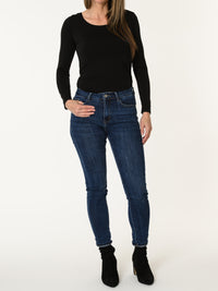 Jeans skinny bleu foncé