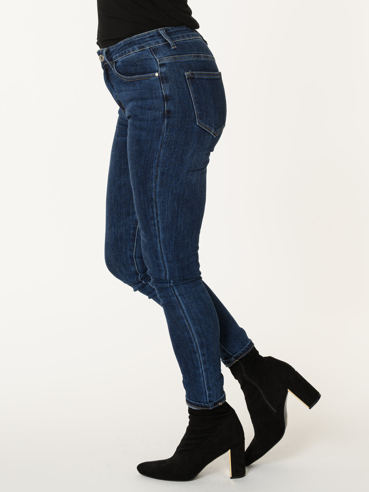 Jeans skinny bleu foncé