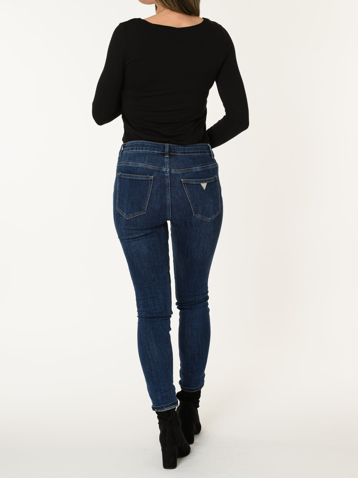 Jeans skinny bleu foncé