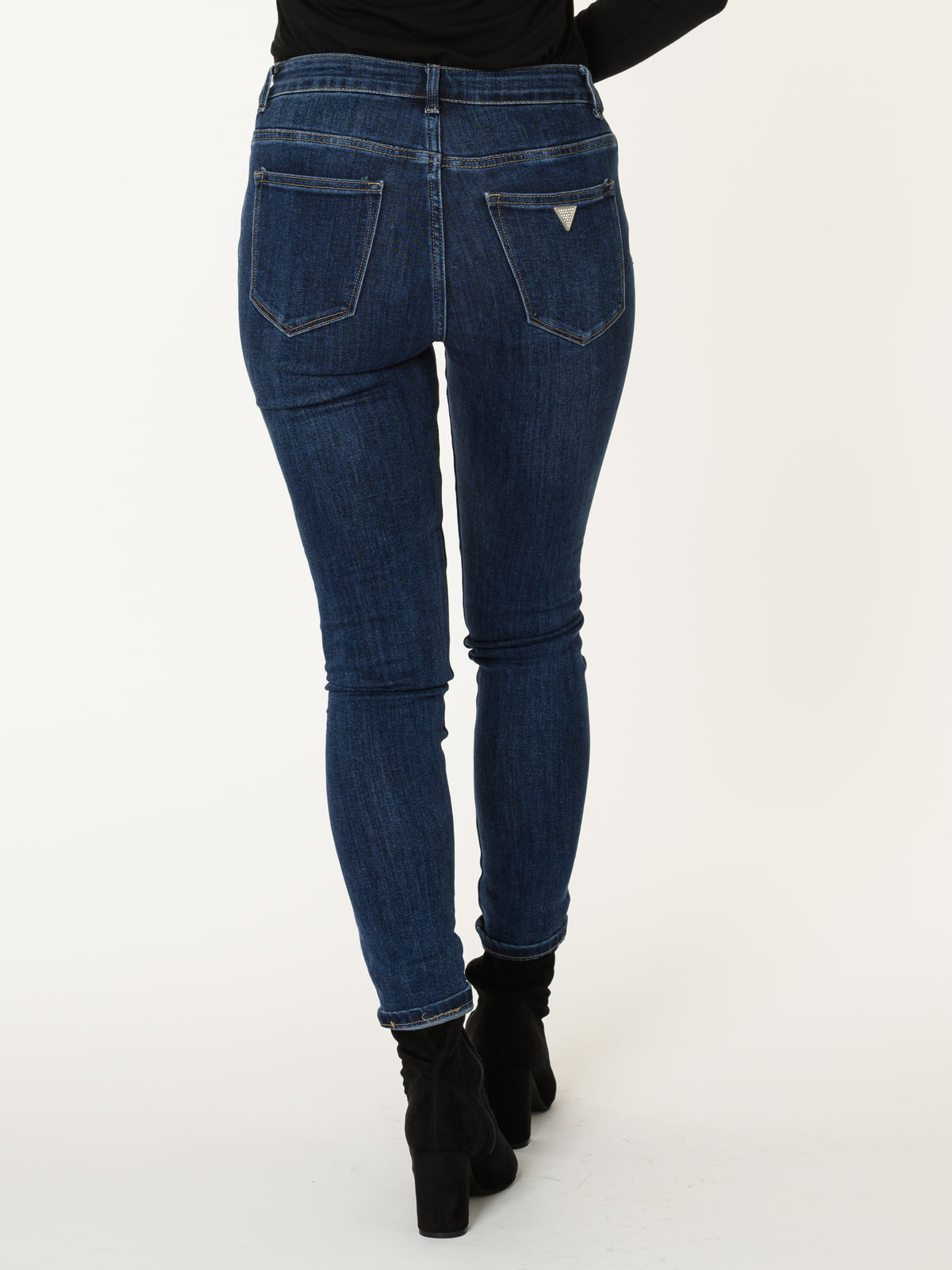 Jeans skinny bleu foncé