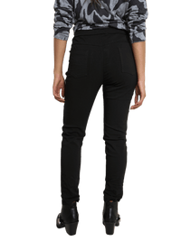 NEW - Pantalon noir à taille élastique avec cordon