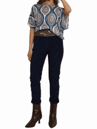 NEW - Blouse avec motifs abstraits