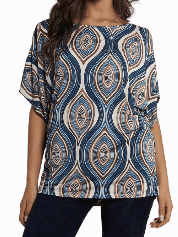 NEW - Blouse avec motifs abstraits