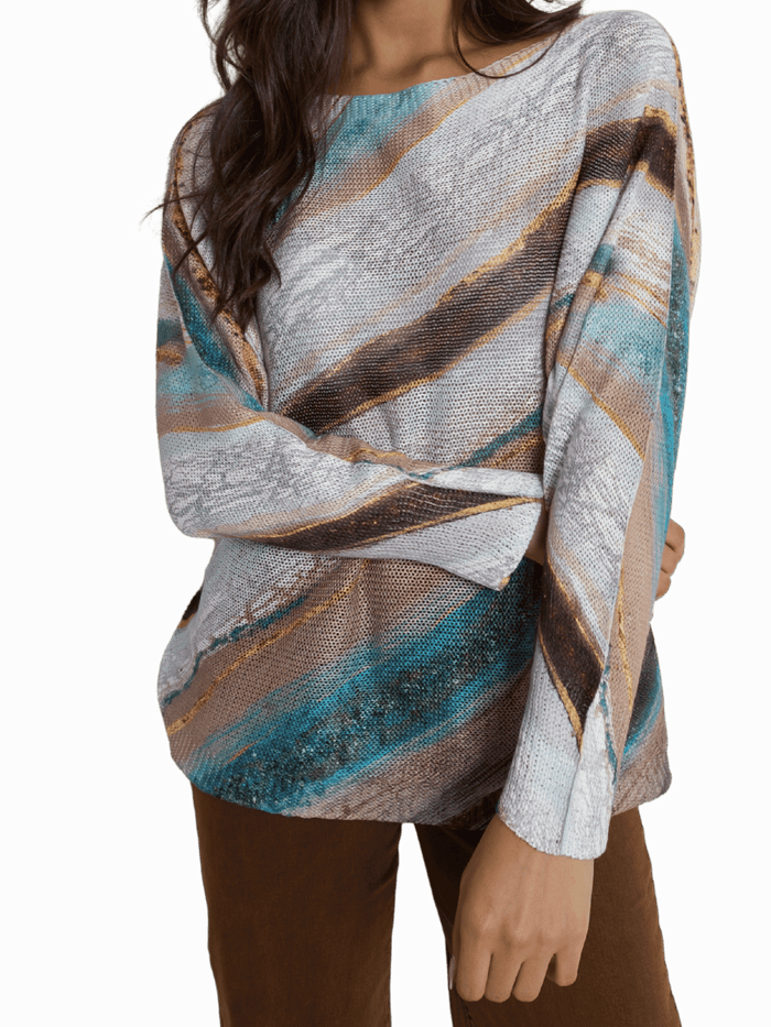 NEW - Chandail avec imprimés abstraits