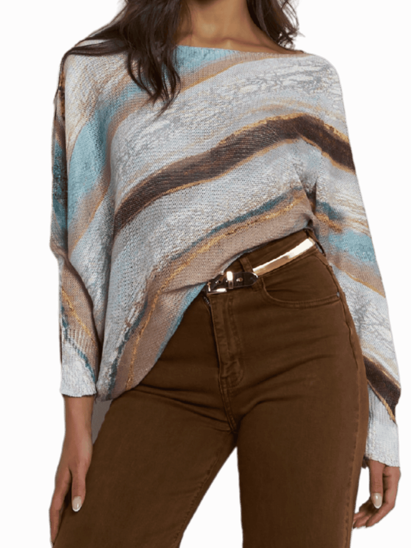 NEW - Chandail avec imprimés abstraits