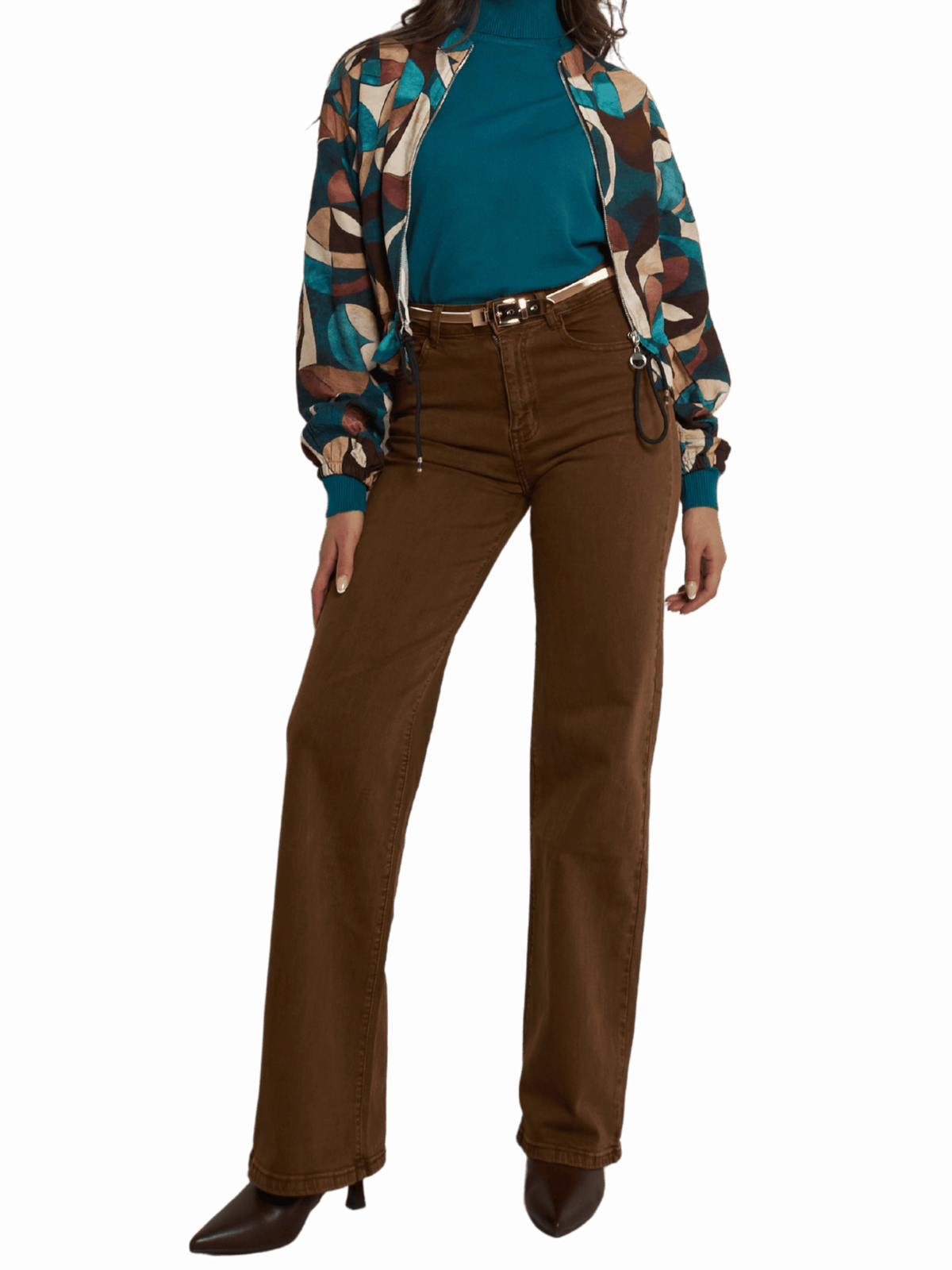 NEW - Veste bomber avec imprimé géométrique
