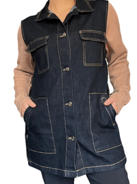 Veste en jeans sans manche