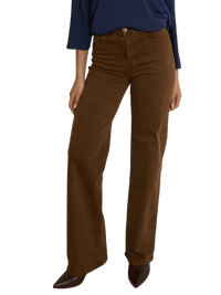 NEW - Jeans camel à jambe large