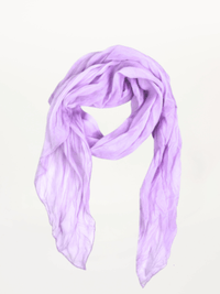 Foulard lilas léger 20% soie