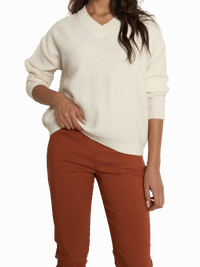 NEW - chandail blanc crème en tricot
