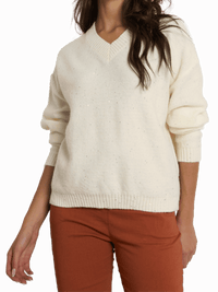 NEW - chandail blanc crème en tricot