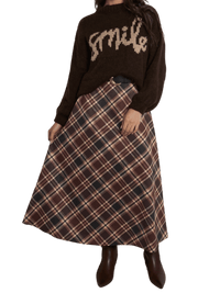 NEW - Chandail brun en tricot