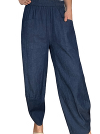 Prévente Septembre - Pantalon baggy bleu jeans