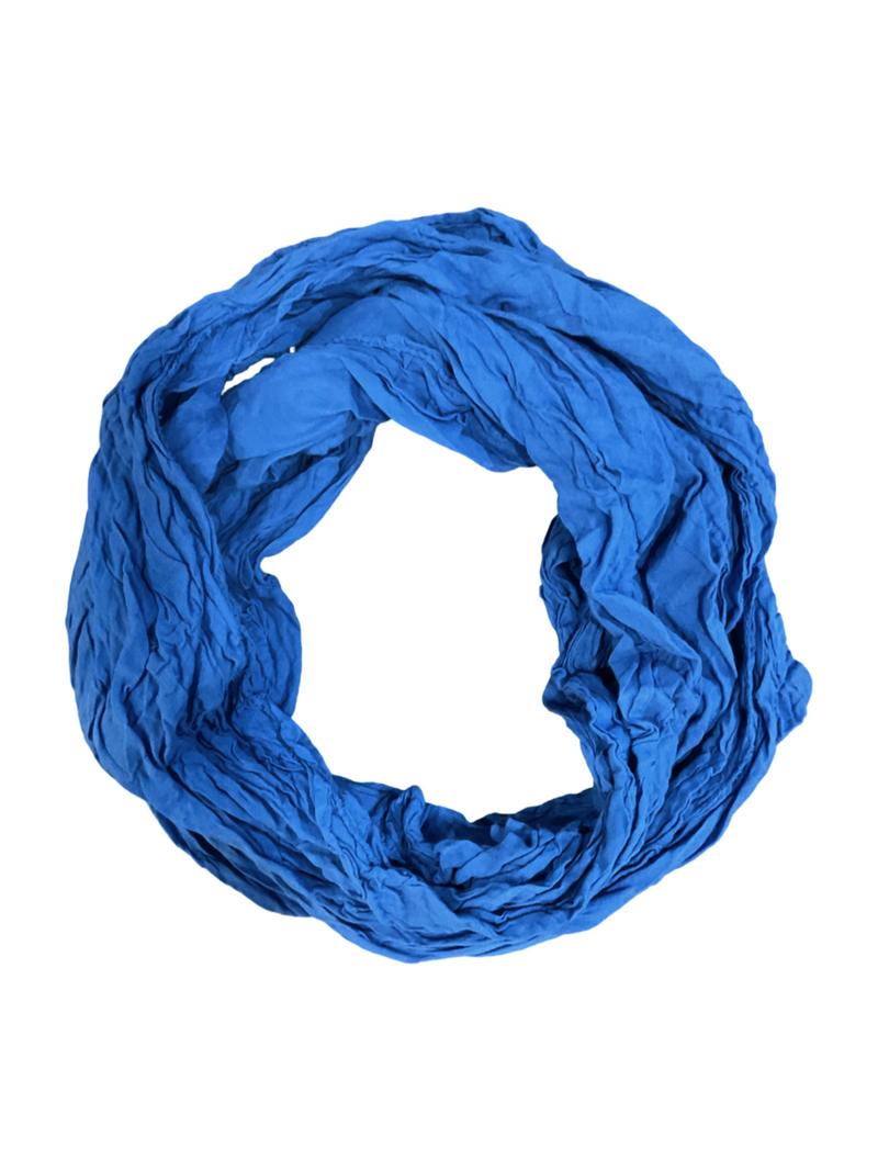 Foulard bleu royal uni