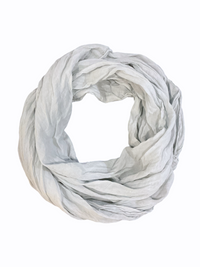 Foulard gris pâle 100% coton
